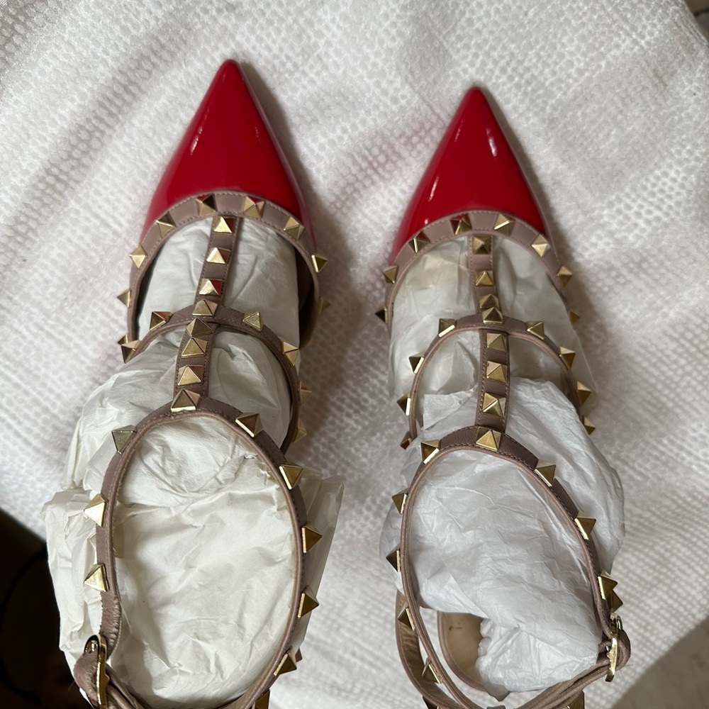 Valentino Rockstud high heel shoes